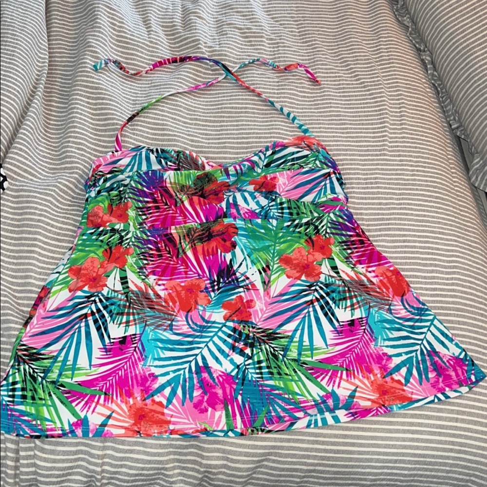 Multi color swim top